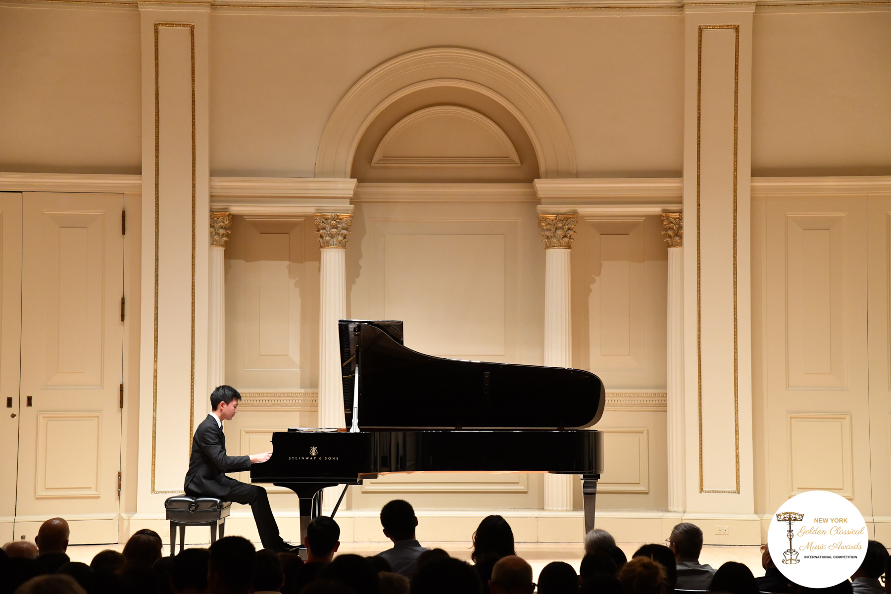 Brendan Li performing at Carnegie Hall